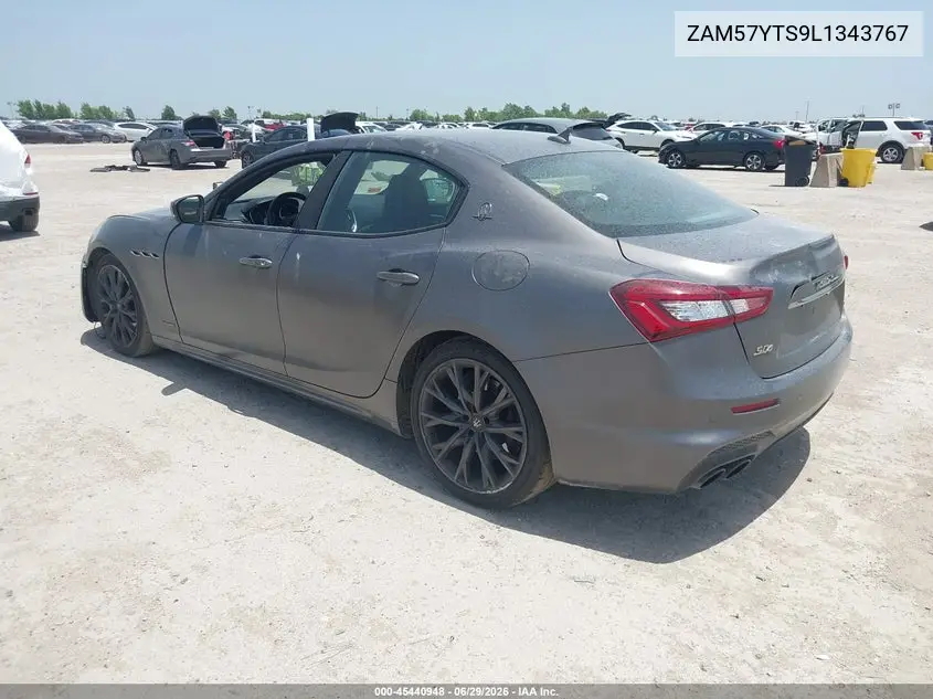 2020 Maserati Ghibli S Q4 Gransport VIN: ZAM57YTS9L1343767 Lot: 45440948