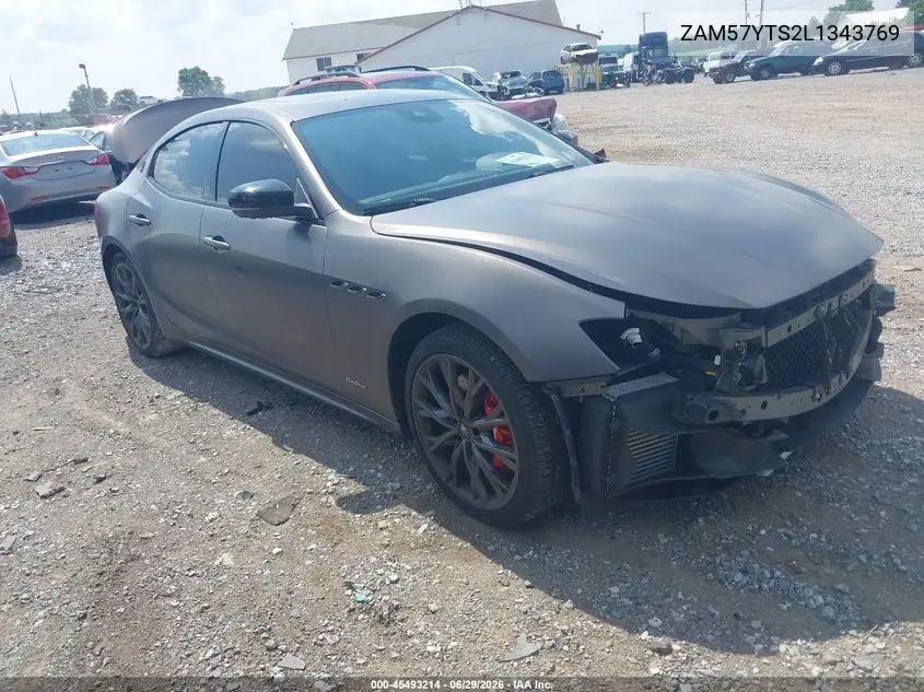 2020 Maserati Ghibli S Q4 Gransport VIN: ZAM57YTS2L1343769 Lot: 45493214