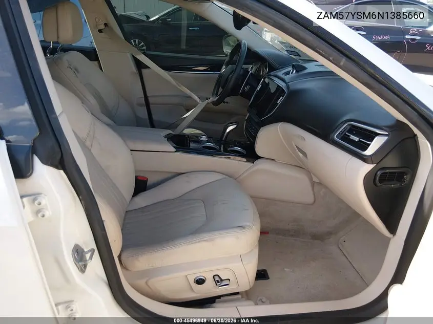 2022 Maserati Ghibli Modena VIN: ZAM57YSM6N1385660 Lot: 45496949