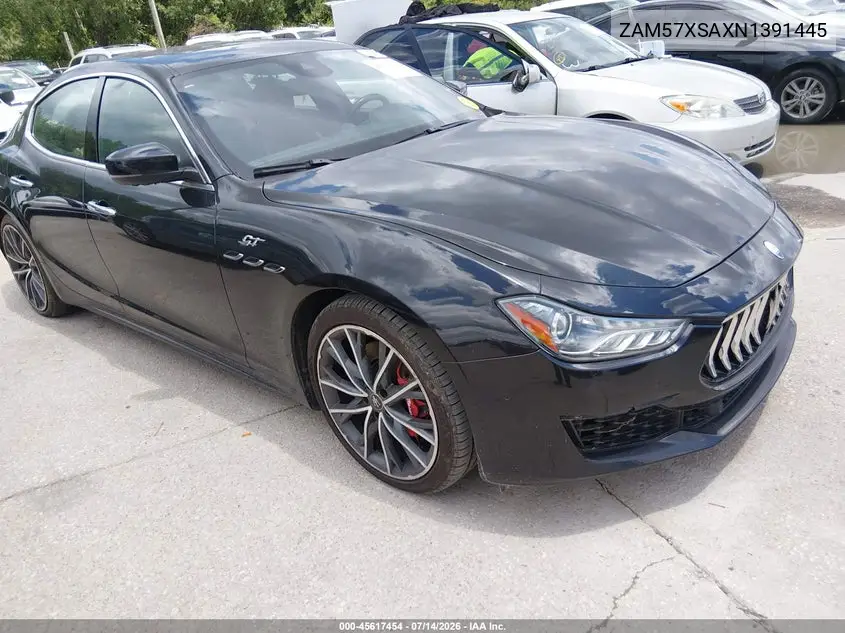 2022 Maserati Ghibli Gt VIN: ZAM57XSAXN1391445 Lot: 45617454