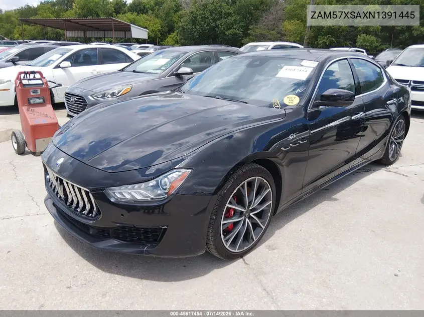 2022 Maserati Ghibli Gt VIN: ZAM57XSAXN1391445 Lot: 45617454