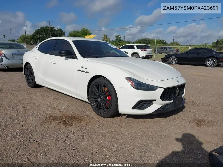 2023 Maserati Ghibli Modena VIN: ZAM57YSM0PX423691 Lot: 45529675