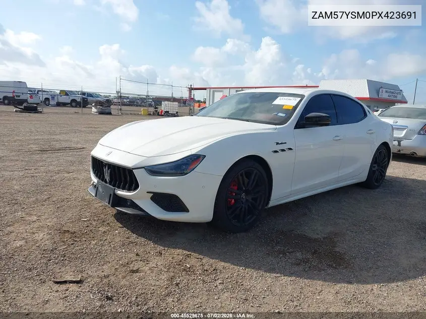 2023 Maserati Ghibli Modena VIN: ZAM57YSM0PX423691 Lot: 45529675