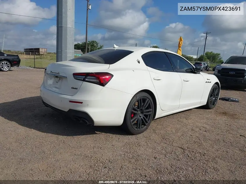 2023 Maserati Ghibli Modena VIN: ZAM57YSM0PX423691 Lot: 45529675