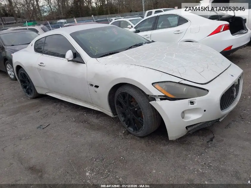 2010 Maserati Granturismo S Automatic VIN: ZAM45KLA1A0053046 Lot: 44132940