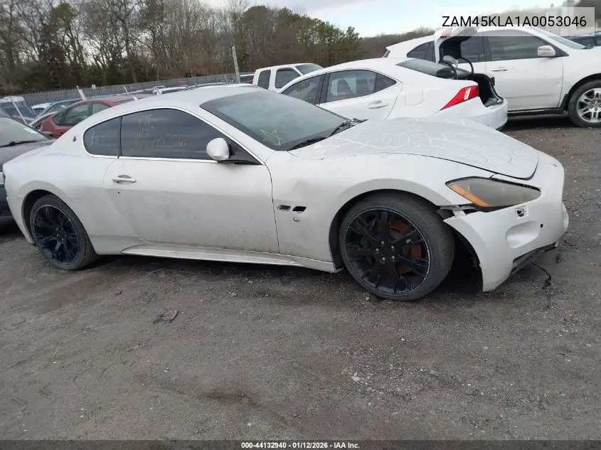 2010 Maserati Granturismo S Automatic VIN: ZAM45KLA1A0053046 Lot: 44132940