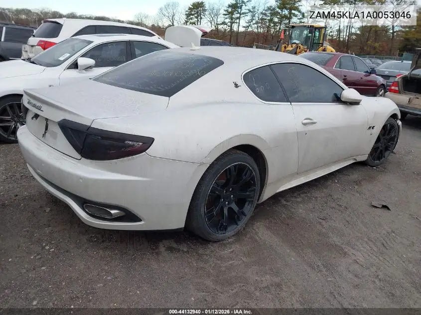 2010 Maserati Granturismo S Automatic VIN: ZAM45KLA1A0053046 Lot: 44132940