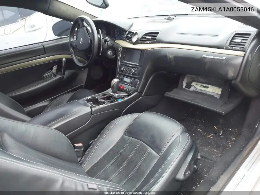 2010 Maserati Granturismo S Automatic VIN: ZAM45KLA1A0053046 Lot: 44132940