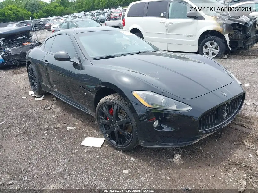 2011 Maserati Granturismo S Automatic VIN: ZAM45KLA6B0056204 Lot: 45005702