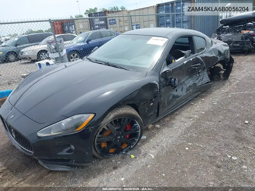 2011 Maserati Granturismo S Automatic VIN: ZAM45KLA6B0056204 Lot: 45005702