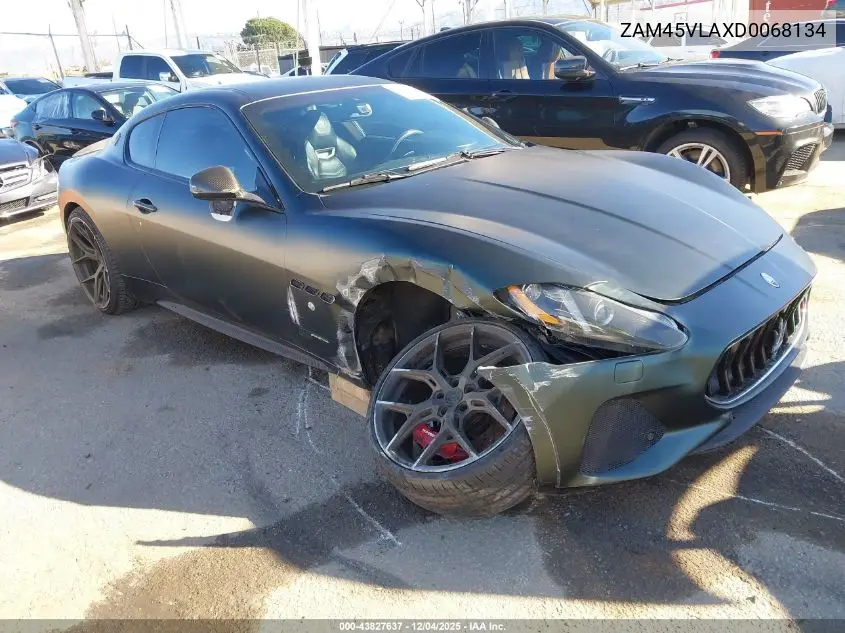2013 Maserati Granturismo Mc/Sport VIN: ZAM45VLAXD0068134 Lot: 43827637