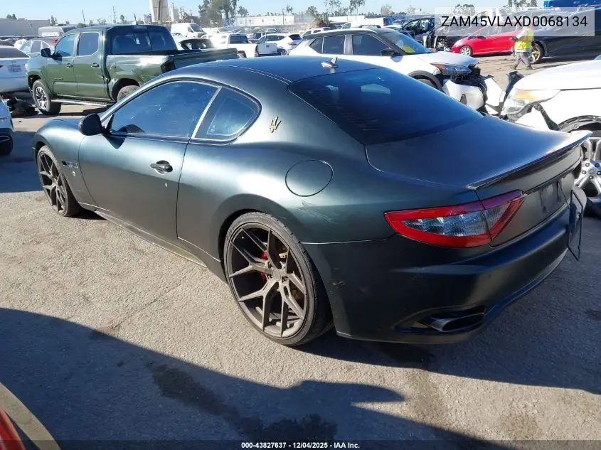 2013 Maserati Granturismo Mc/Sport VIN: ZAM45VLAXD0068134 Lot: 43827637
