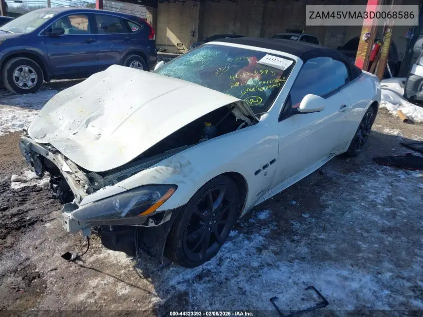 2013 Maserati Granturismo Sport VIN: ZAM45VMA3D0068586 Lot: 44323393