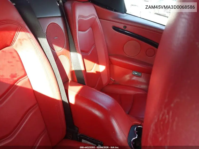 2013 Maserati Granturismo Sport VIN: ZAM45VMA3D0068586 Lot: 44323393
