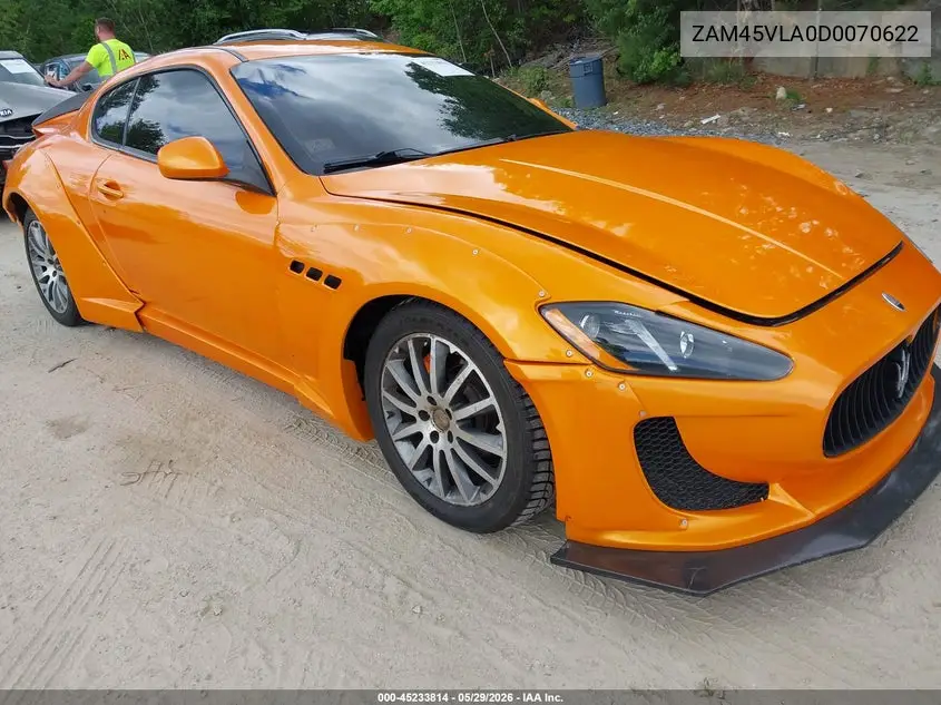 2013 Maserati Granturismo Mc/Sport VIN: ZAM45VLA0D0070622 Lot: 45233814