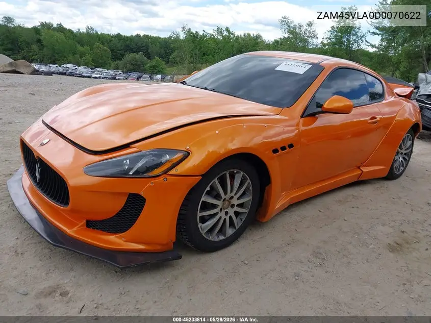 2013 Maserati Granturismo Mc/Sport VIN: ZAM45VLA0D0070622 Lot: 45233814