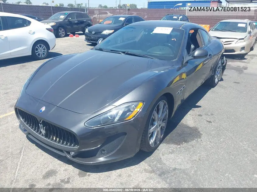 2014 Maserati Granturismo Mc/Sport VIN: ZAM45VLA7E0081523 Lot: 45402882