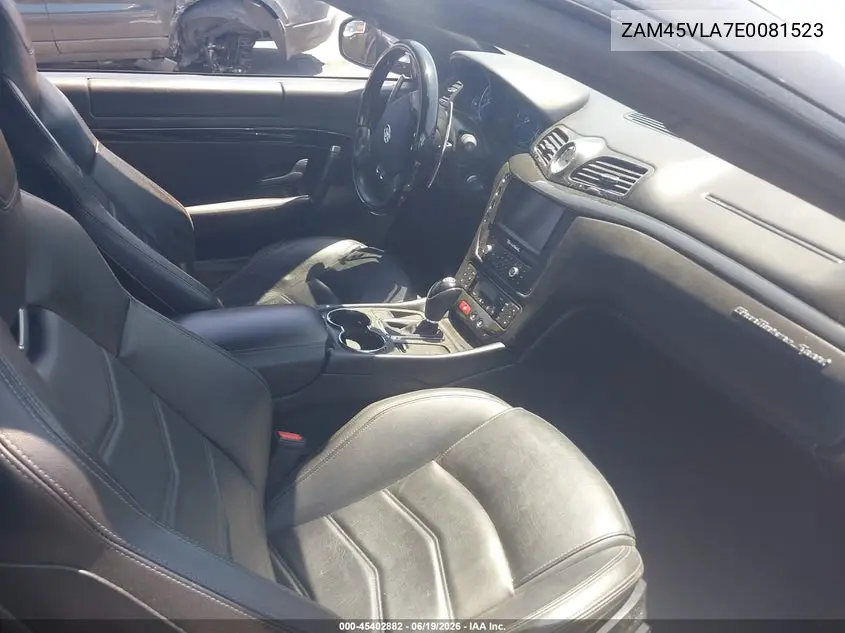 2014 Maserati Granturismo Mc/Sport VIN: ZAM45VLA7E0081523 Lot: 45402882