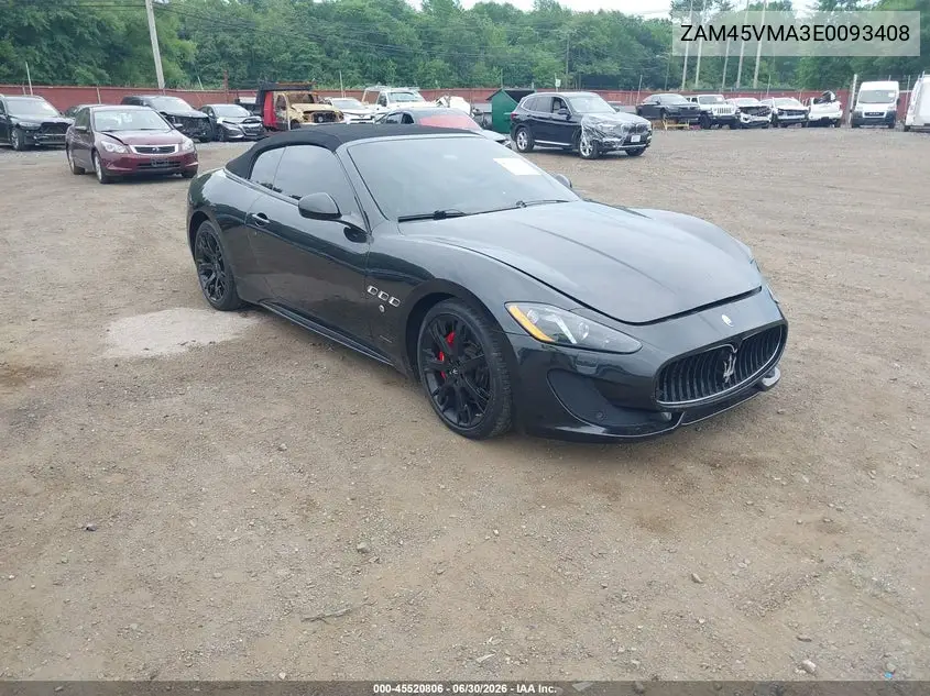2014 Maserati Granturismo Mc/Sport VIN: ZAM45VMA3E0093408 Lot: 45520806