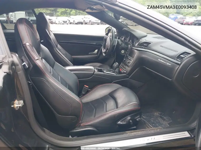 2014 Maserati Granturismo Mc/Sport VIN: ZAM45VMA3E0093408 Lot: 45520806