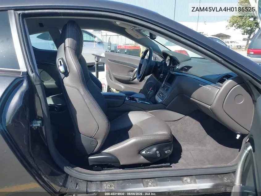 2017 Maserati Granturismo Mc/Mc Centennial/Sport VIN: ZAM45VLA4H0186525 Lot: 45316930