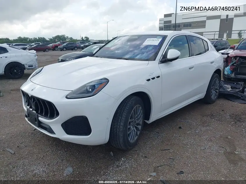 2024 Maserati Grecale Gt VIN: ZN6PMDAA6R7450241 Lot: 45550325