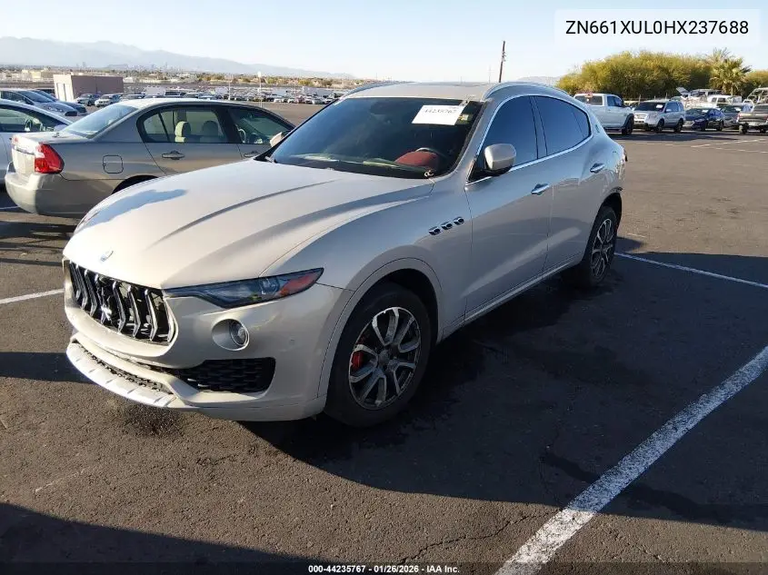 2017 Maserati Levante VIN: ZN661XUL0HX237688 Lot: 44235767