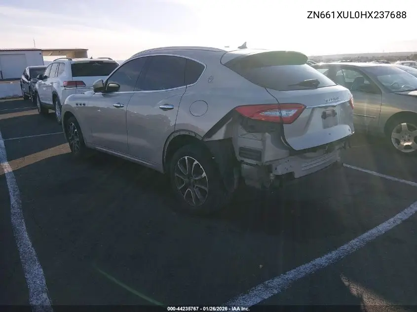 2017 Maserati Levante VIN: ZN661XUL0HX237688 Lot: 44235767