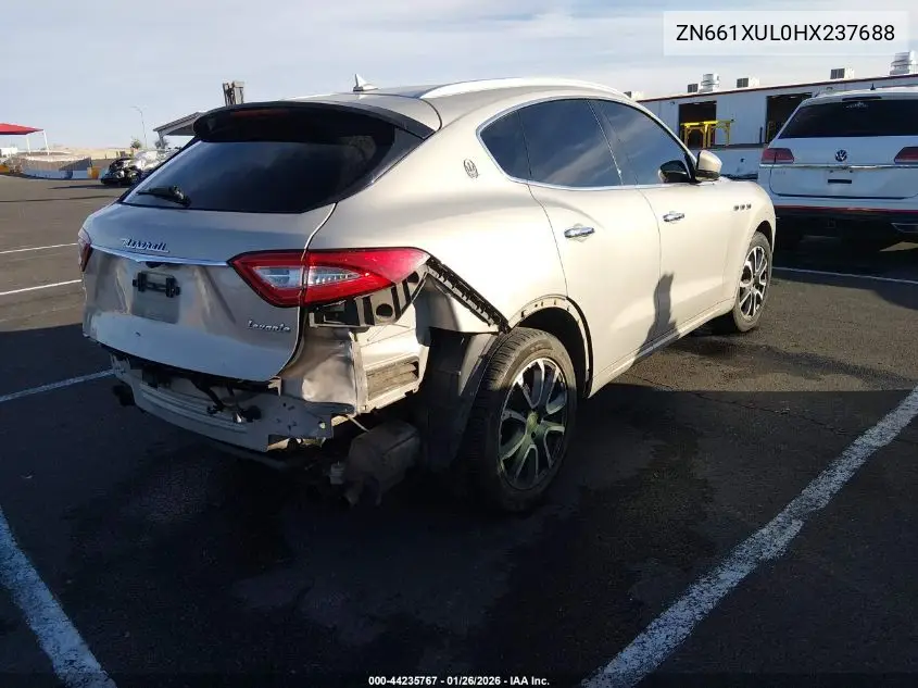 2017 Maserati Levante VIN: ZN661XUL0HX237688 Lot: 44235767