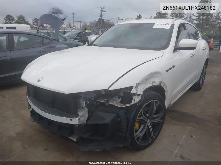 2017 Maserati Levante VIN: ZN661XUL1HX248182 Lot: 44382802