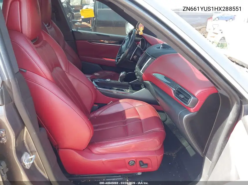 2017 Maserati Levante S VIN: ZN661YUS4HX288551 Lot: 44645069