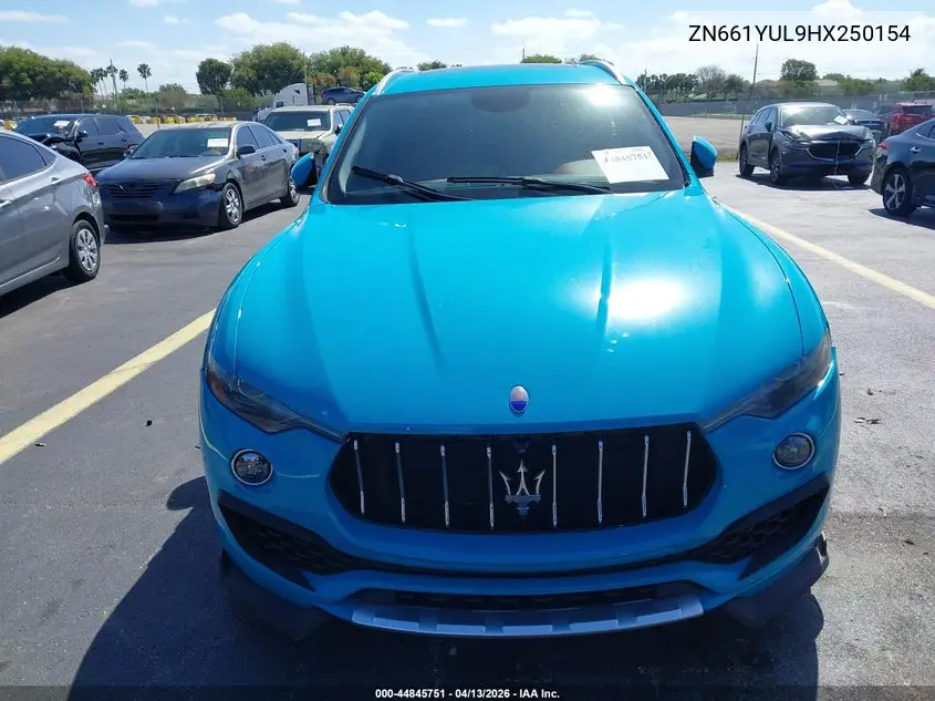 2017 Maserati Levante S VIN: ZN661YUL9HX250154 Lot: 44845751