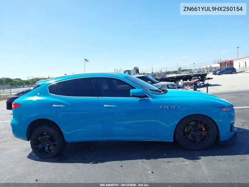 2017 Maserati Levante S VIN: ZN661YUL9HX250154 Lot: 44845751