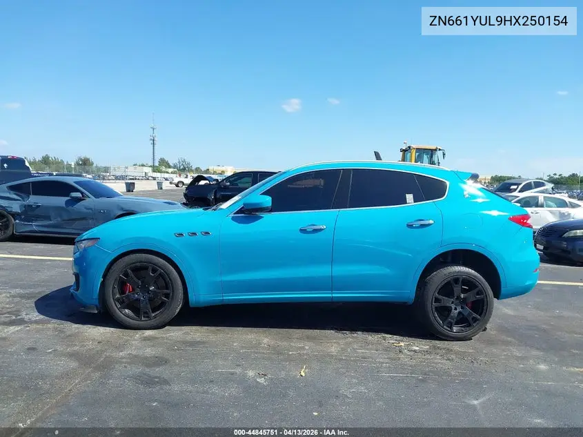 2017 Maserati Levante S VIN: ZN661YUL9HX250154 Lot: 44845751