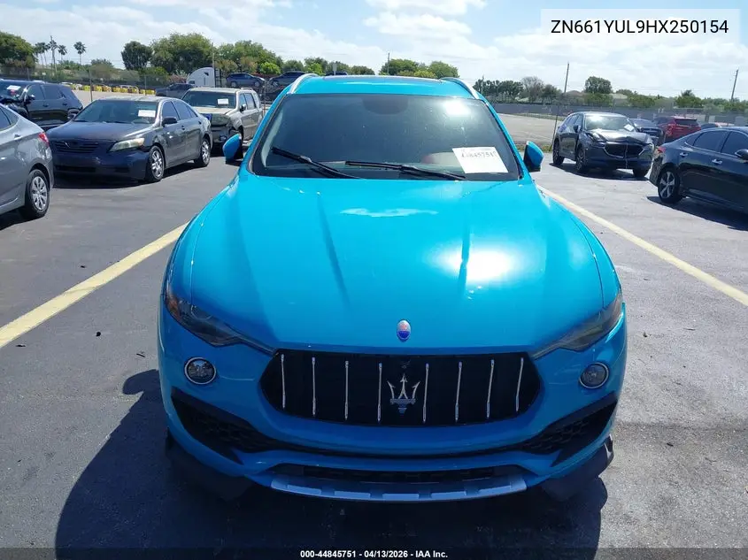 2017 Maserati Levante S VIN: ZN661YUL9HX250154 Lot: 44845751
