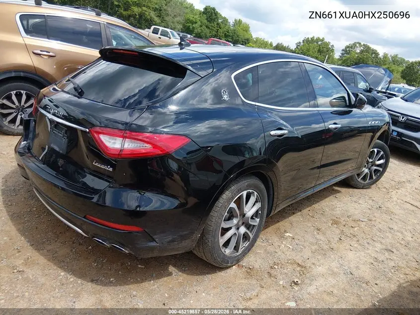 2017 Maserati Levante VIN: ZN661XUA0HX250696 Lot: 45219857