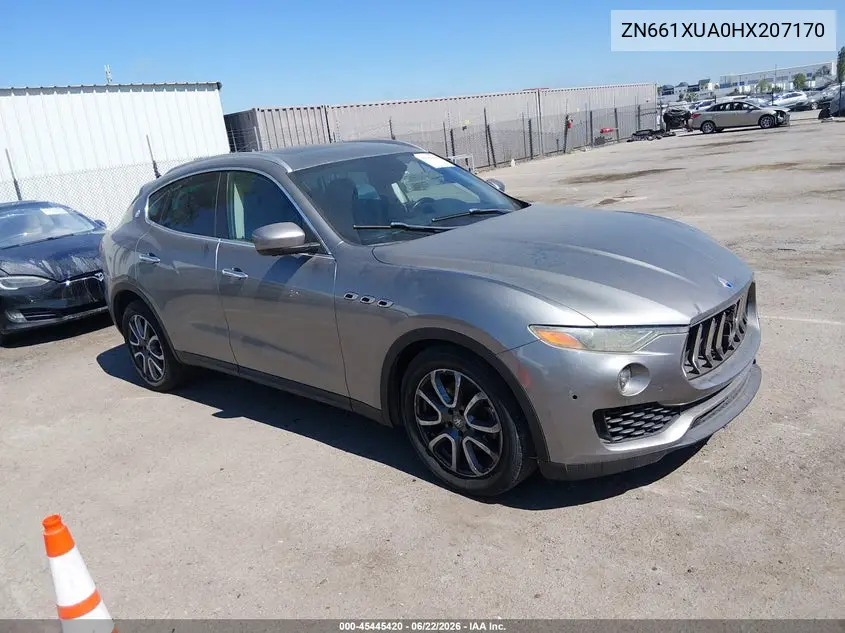 2017 Maserati Levante VIN: ZN661XUA0HX207170 Lot: 45445420