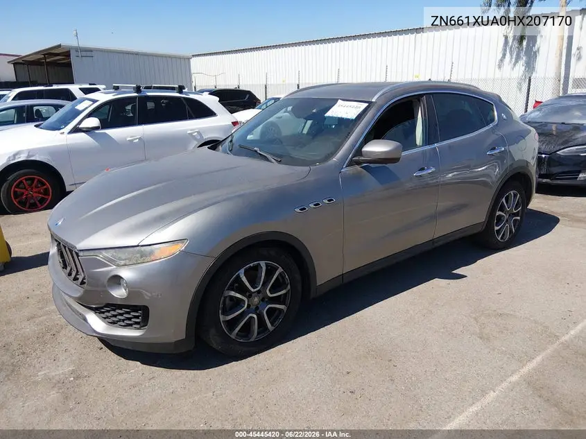 2017 Maserati Levante VIN: ZN661XUA0HX207170 Lot: 45445420