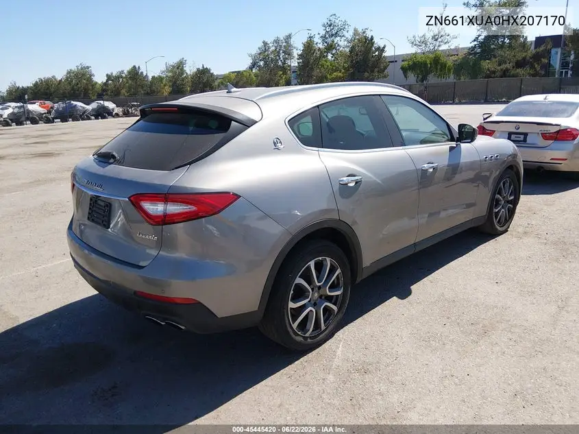 2017 Maserati Levante VIN: ZN661XUA0HX207170 Lot: 45445420