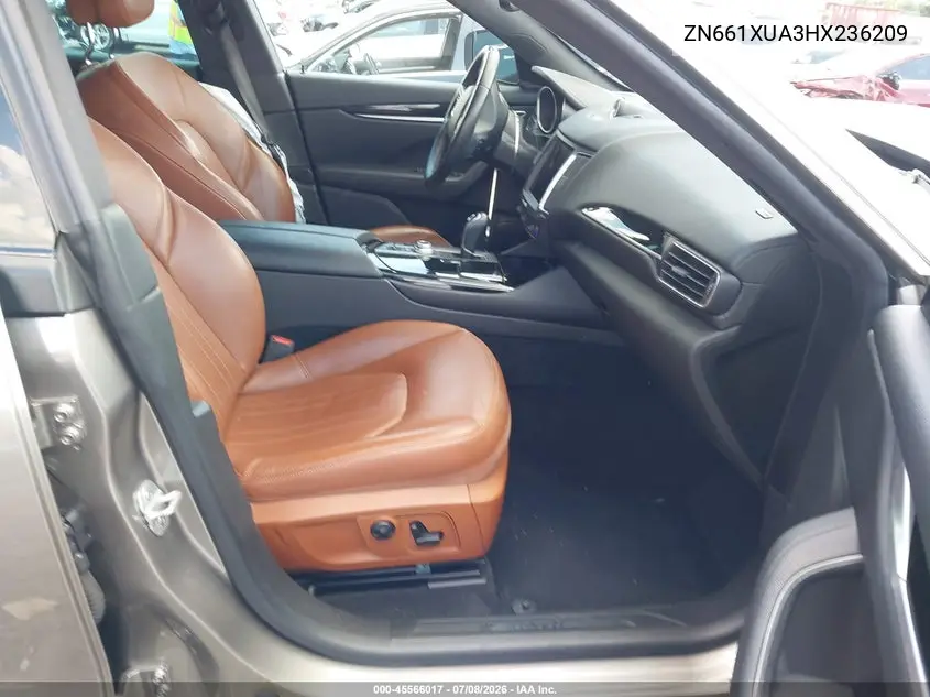 2017 Maserati Levante VIN: ZN661XUA3HX236209 Lot: 45566017