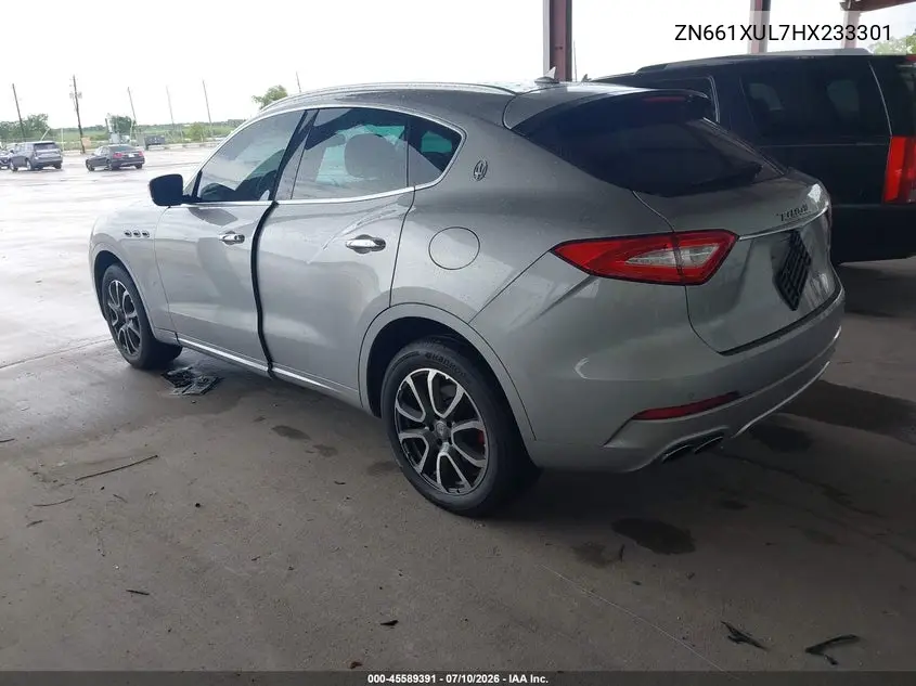 2017 Maserati Levante VIN: ZN661XUL7HX233301 Lot: 45589391