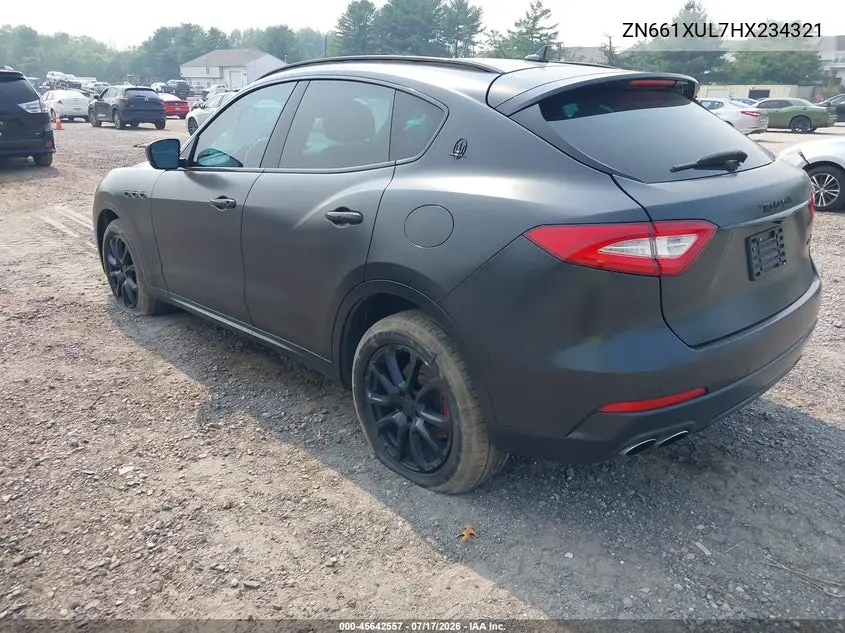 2017 Maserati Levante VIN: ZN661XUL7HX234321 Lot: 45642557