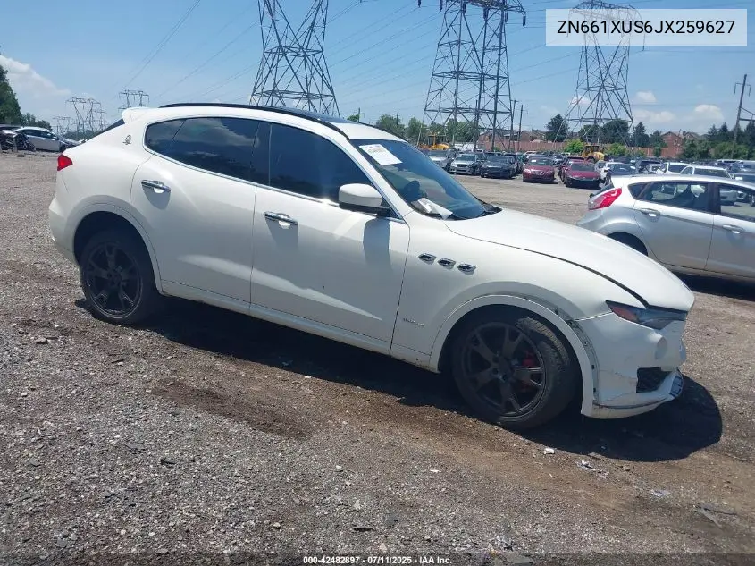 2018 Maserati Levante Gransport VIN: ZN661XUS6JX259627 Lot: 42482897