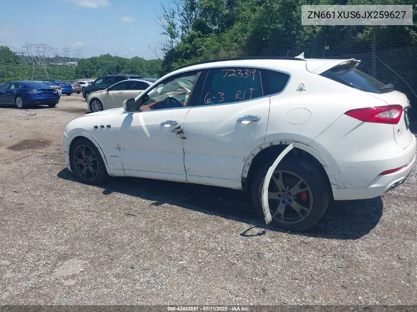2018 Maserati Levante Gransport VIN: ZN661XUS6JX259627 Lot: 42482897