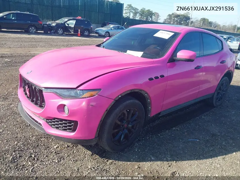 2018 Maserati Levante VIN: ZN661XUAXJX291536 Lot: 44637506