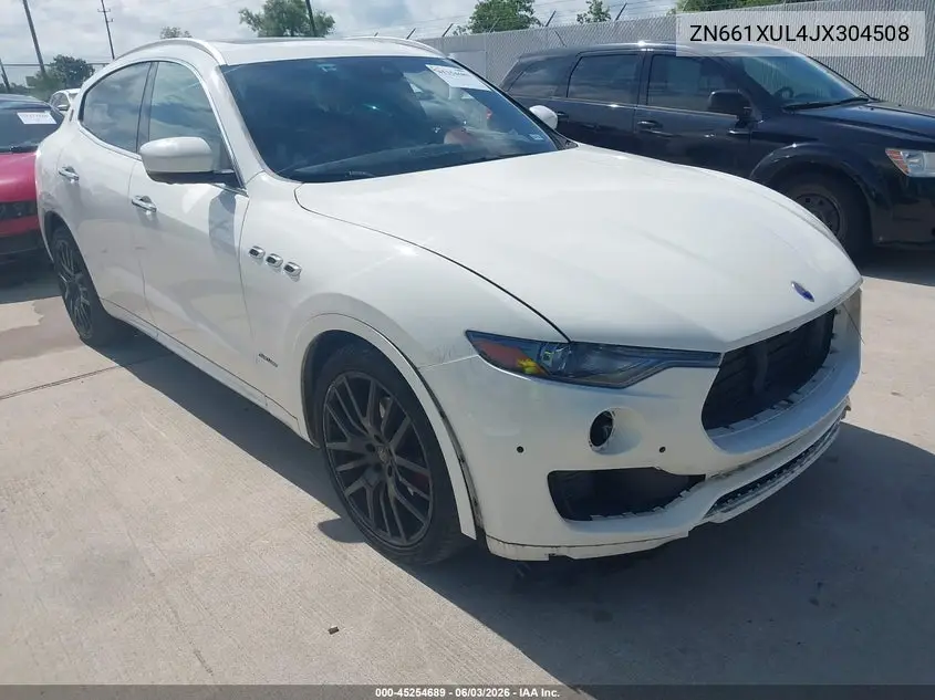 2018 Maserati Levante Granlusso VIN: ZN661XUL4JX304508 Lot: 45254689