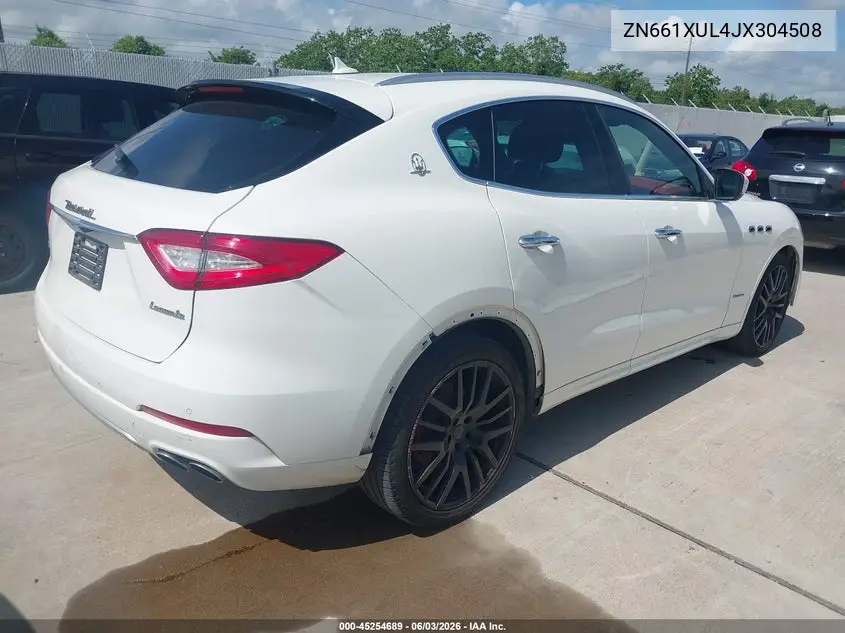 2018 Maserati Levante Granlusso VIN: ZN661XUL4JX304508 Lot: 45254689