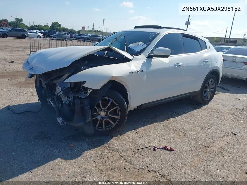 2018 Maserati Levante VIN: ZN661XUA5JX298152 Lot: 45537672