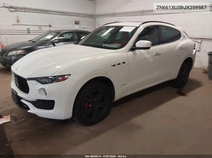 2018 Maserati Levante Gransport VIN: ZN661XUS9JX259587 Lot: 45538714