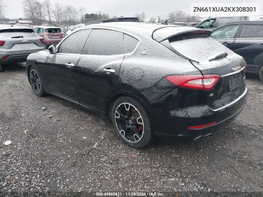 2019 Maserati Levante VIN: ZN661XUA2KX308301 Lot: 40950821